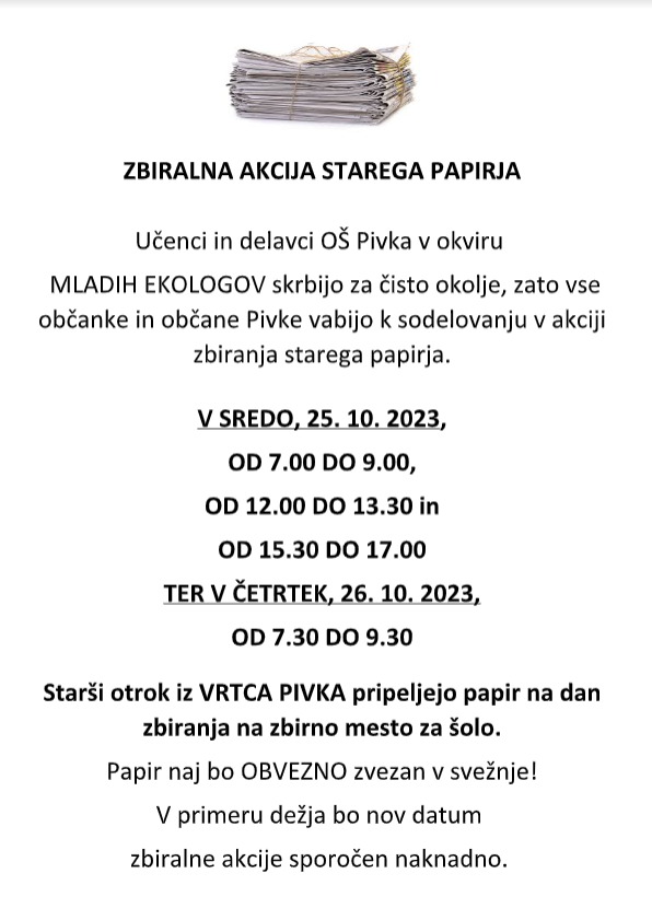 zbiralna akcija